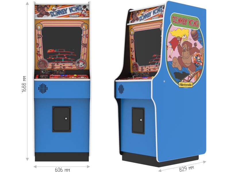 Аркадный автомат Donkey Kong размеры